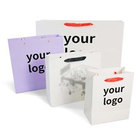 Impression personnalisée de luxe, votre propre sac cadeau de Shopping en papier pour bijoux cosmétiques biologique avec Logo