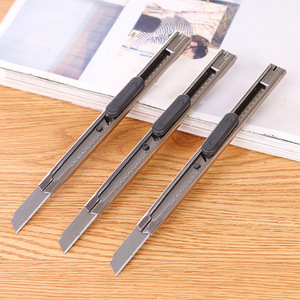 Portable utility knife, stainless steel <b>small</b> tool knife, wallpaper knife, <b>box</b> opener, metal office stationery, craft paper - Product Image 1