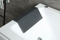 Baignoire Jacuzzi de style européen en acrylique à prix abordable avec cascade et massage à air, incluant un drain pour salle de bain