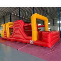 Château gonflable commercial pour enfants, avec obstacles, pour location événementielle, en PVC, capacité 10 personnes, facile à monter