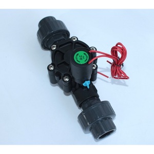 Válvula solenoide de riego Zanchen 1 con interruptor manual para control de agua en riego por goteo - Product Image 1