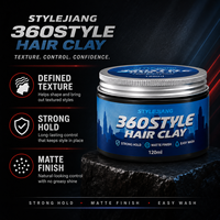 Pommade Coiffante 360 Wave en Gros, Formule Hydratante pour Cheveux Texturés Hommes Noirs, 120ml