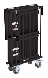 عربة حيوانات أليفة قابلة للطي ، قفص كلب خفيف الوزن من الألومنيوم ، مرسى مزدوج الطوابق ، عربة عرض الكلاب - Product Image 5