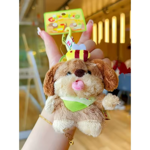 Porte-clés en peluche série chien saucisse les plus vendus, accessoires à suspendre à la pochette, jouets en peluche mignons, cadeau de vacances en gros - Product Image 4