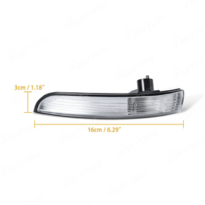 Feux de rétroviseur dynamique d'indicateur d'accessoire de voiture directe d'usine pour Ford Kuga Escape <span class=keywords><strong>Ecosport</strong></span> 2013-2019 AUCUNE AMPOULE INCLUSE - Product Image 6