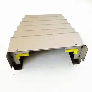 CNC Machine Guards Cover Metal Sheet Telescopic Railway Protection Steel Telescopic Covers