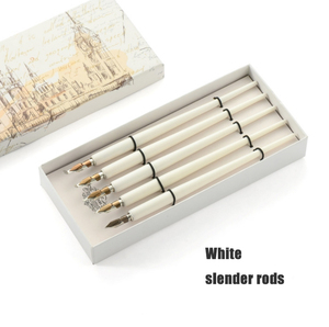 Starter Kit per calligrafia in legno Vintage Set di 5 pezzi per calligrafia gotica per principianti include lettere e confezione regalo - Product Image 4