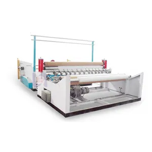Máquina cortadora automática de rollos de papel kraft, máquina cortadora de rebobinado