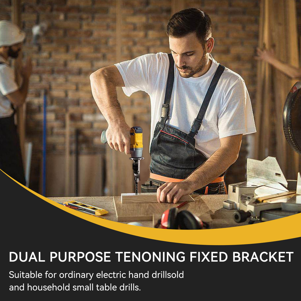 Adaptateur De Foret à Trou Carré, Fixation Pour Le Travail Du Bois