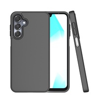 Coque de téléphone portable antichoc noire pour Samsung Galaxy A16, combinaison TPU PC, étui de protection pour téléphone portable