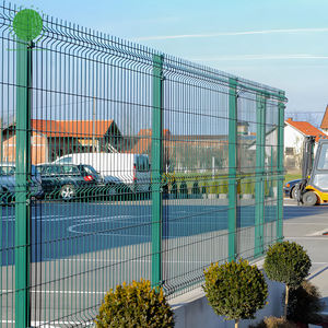 Panneaux de clôture de sécurité en treillis métallique <span class=keywords><strong>rigide</strong></span> 3D galvanisé et traité thermiquement pour jardin, soudés - Product Image 5