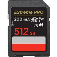 Carte Mémoire SD SanDisk Extreme Pro 200 Mo/s SDSDXXD 32 Go 64 Go 128 Go 256 Go 512 Go 1 To 4K Haute Vitesse
