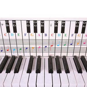 Tarjetas de Práctica de Dedilación <span class=keywords><strong>para</strong></span> Órgano Electrónico, con Diagrama de Notación Musical y Tabla de Referencia <span class=keywords><strong>para</strong></span> Teclados de <span class=keywords><strong>Piano</strong></span> de 61 y 88 Teclas, Venta al Por Mayor, PKC-0403 - Product Image 1