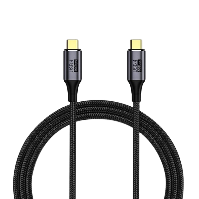 Braided 40Gbps Ultra-High Speed USB 4.0 Aluminum Alloy Nylon Type-c Charging Cable 100W Data Transmission for Computers