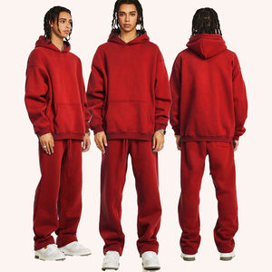 New Unisex Custom Oversized Cosy Joggers Sets Hoodie <strong>Tracksuit</strong> Couple Sweatsuit Custom LOGO Men Joggers Sets Training Wear - Product Image 1