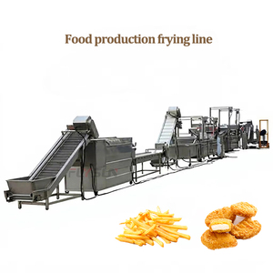 Ligne de production de frites et de nuggets de poulet à petite échelle, machine de friture économe en énergie pour la transformation des aliments surgelés - Product Image 1