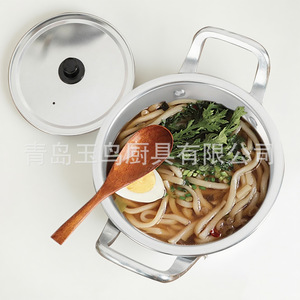 Retro Pure Aluminum <b>Soup</b> <b>Pot</b> With Lid Double Handle Portable Easy Cleaning 2.1-3L 3.1-4L 5L Above 1L Below 1L 1.1L-2L - Product Image 4