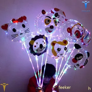 Flower Luminous Rose Balloons Custom Advertising Balloon Led