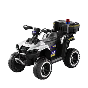 Voiture électrique pour enfants à deux places, jouet ATV, voiture de police électrique pour enfants, voiture à batterie 12V avec télécommande - Product Image 3