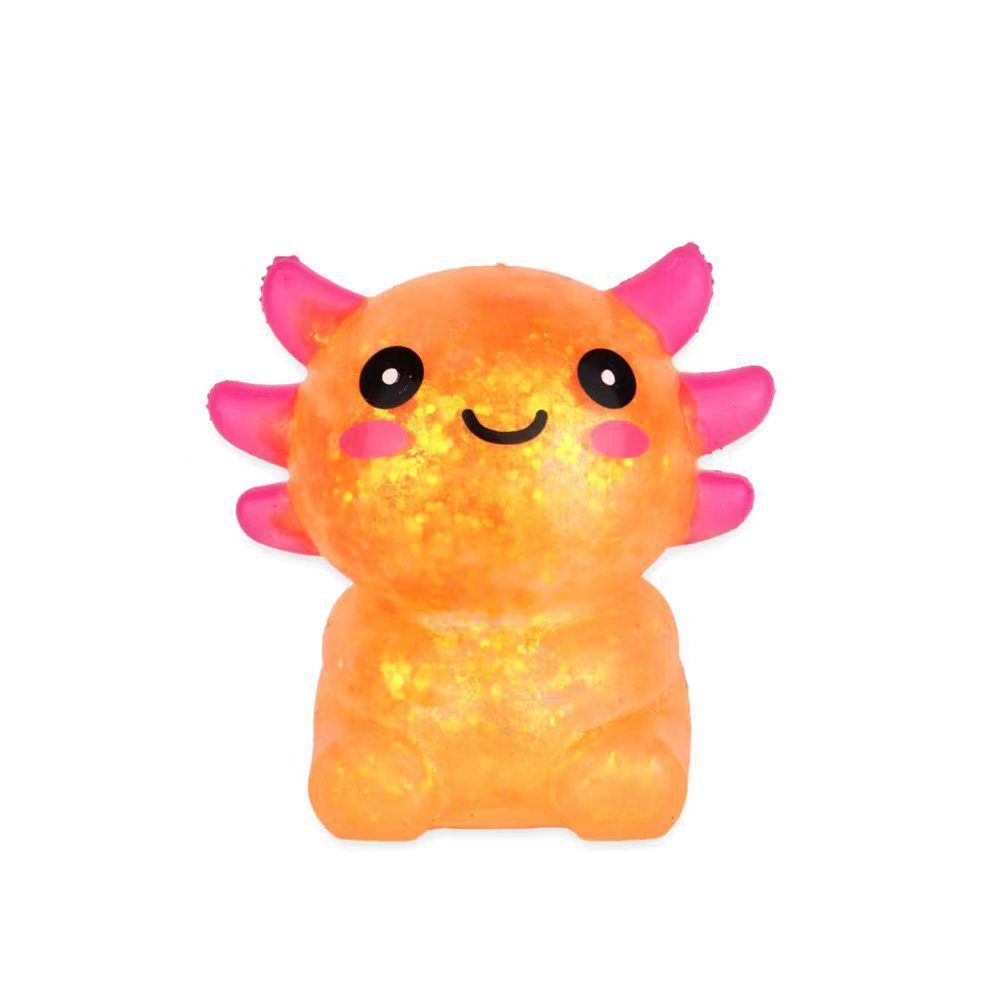 Salamandre assise maltose pincée-orange
