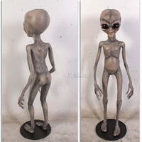 Figurine d'action extraterrestre dans une capsule temporelle d'une hauteur de 300cm Statue extraterrestre grandeur nature à vendre Statue de jardin extraterrestre