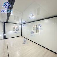 Maison préfabriquée moderne facile à construire, extensible, en conteneur de 20 pieds ou 40 pieds, maison préfabriquée en acier léger, deux chambres, maison portable