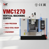 Centre d'usinage CNC vertical VMC1270 de haute précision certifié CE ISO9001 pour l'usinage de pièces en acier de moules de précision