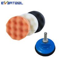 Almohadilla de espuma para pulir EVERTOOL de 3 pulgadas, Mini Kit de pulido de puntos, removedor de remolino, pulido y detalles de espuma