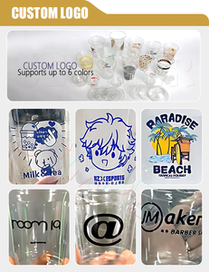 150Ml 250Ml Cấp Thực Phẩm Sữa Chua Món Tráng Miệng Bánh Cup Hộp Takeaway Ice Cream Pet Cup Thực Phẩm Container Với Nắp - Product Image 2