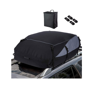 Waterproof 20 Cubic Feet Rooftop Cargo Carrier Box Vehicle Car Roof Top Travel Luggage Camping Tent Carrier Bag