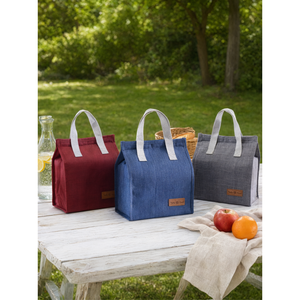 Sac à déjeuner isotherme en feuille d'aluminium, sac isotherme portable et réutilisable pour le travail et les pique-niques - Product Image 3