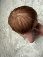 Poupée reborn en silicone solide de 18 pouces, réaliste, faite à la main, de qualité supérieure, avec cheveux en mohair implantés