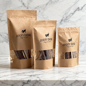 Bolsas de Embalaje para Alimentos para Mascotas, Personalizadas OEM/ODM, de Lujo, Ecológicas, de Papel Kraft y Plástico con Ventana, con Cinta y Control de Olores para Perros y Gatos - Product Image 6
