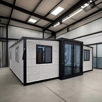 20-30-40FT Maison conteneur pliable de qualité commerciale Bâtiment modulaire préfabriqué pour les configurations de bureau et de vente au détail