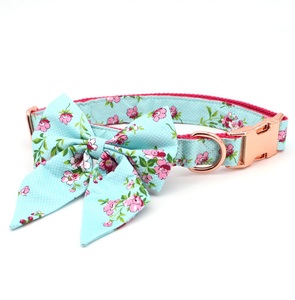 Benutzer definierte Blumen Hund Fliege Halsband für Haustier Hochzeit Geburtstags feier Geschenke - Product Image 4