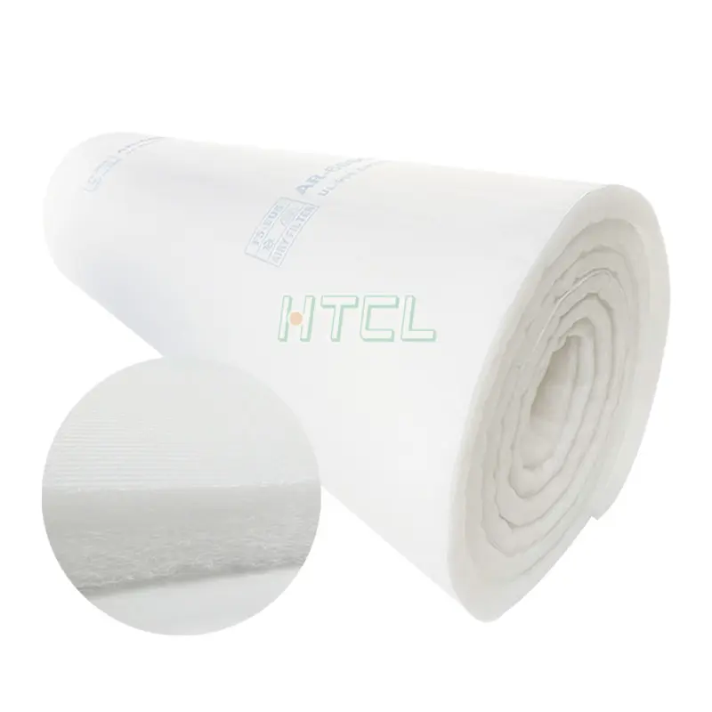 Hot sale Non Woven Cottor Primary Air Conditioning Filter synthetic Air filter media rolls Paint Stop Ceiling Filter