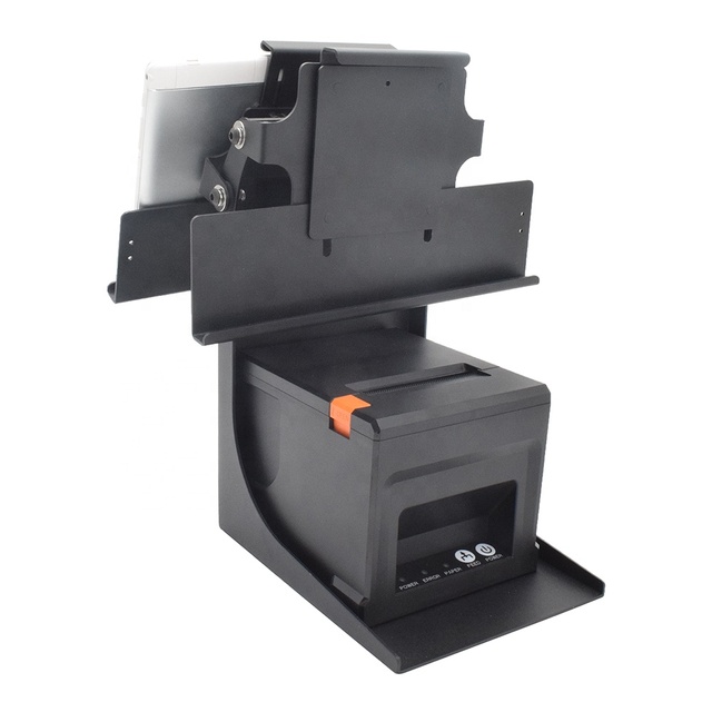 WOSO Durable 14inch POS Holder Touch Screen Stand iPad Cash Register 97/37 Rotatable Angle Adjustment Cold-Rolled Steel Stock