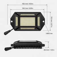 396 Luces LED Blancas de Alta Potencia 4200 Lúmenes, Kit de Iluminación Inferior para Ruedas de Aluminio, Todoterreno, Camioneta, UTV, ATV, Impermeable, Resistente a Impactos