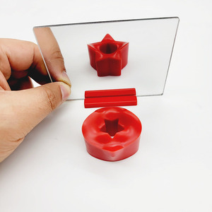 Trucco Magico con Illusione Visiva a Forma di Cuore, Cerchio e Stella, Accessorio per Magia Ravvicinata, Giocattolo per Bambini, Principianti e Maghi - Product Image 3