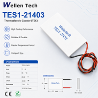 Modules de transfert de chaleur TEC TES1-21403 30x50x4.15 mm 44.94 W pour le contrôle thermique des LiDAR
