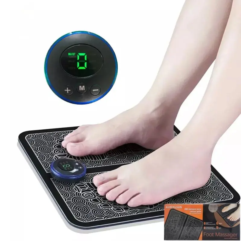 Elektrische Shiatsu Fuß SPA Vibrations massage maschine Walze Tragbare Zirkulation Fuß massage gerät Blut kreislauf maschine