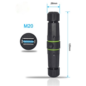 Conector impermeable USB3.0 a USB3.0 de conexión directa, nuevo molde, nailon impermeable, conector resistente a altas temperaturas - Product Image 3