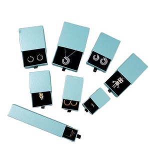 Drawer Style Jewelry <b>Storage</b> <b>Box</b> 5.5x5.5x4.2cm Paperboard Moisture Proof For Necklace Earring Ring Bracelet Organization - Product Image 4