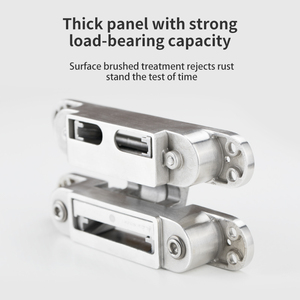 <span class=keywords><strong>Bisagras</strong></span> Invisibles <span class=keywords><strong>de</strong></span> Acero Inoxidable Ajustables Tridimensionales, <span class=keywords><strong>Bisagras</strong></span> Ocultas para Cocina, <span class=keywords><strong>Entrada</strong></span> <span class=keywords><strong>de</strong></span> Villa, Plegado <span class=keywords><strong>de</strong></span> Gran Ángulo - Product Image 5