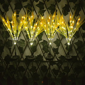 Realistic Wheat Ear Solar <strong>Lights</strong> Outdoor for Yard Garden Pathway Lawn <strong>Light</strong> Led Decoration <strong>Rice</strong> Ears - Product Image 1