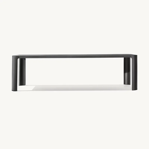 Set di Sedie da Pranzo per Esterni in Lega di Alluminio per Hotel e Ville, Arredamento Moderno per Patio, Giardino e Cortile, Set Tavolo Impermeabile per Esterni - Product Image 5