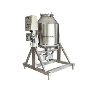 500 liter stainless steel powder rotary barrel mixer