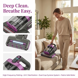 Aspirateur sans fil Liberbot HT pour matelas et lits, anti-acariens, moteur sans balais, 70W, autonomie de 90 minutes - Product Image 5