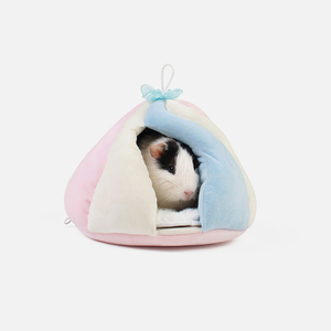 Zachte <span class=keywords><strong>Hamster</strong></span> Cavia Marshmallow Vormige Katoen Warm Nest Kooi Opknoping Bed Kleine Huisdier Huis - Product Image 1