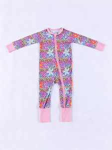 Pyjama Bébé en Bambou : Combinaison Pliante à Manches Longues Imprimée Mignonne pour Nouveau-né - Boîte Mystère - Product Image 2